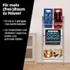 EASYmaxx Metalen drankenkistrek voor 3 kisten - 127x50x34 Productafbeelding-voorbeeld 4