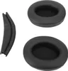 A set of black headphone ear pads and a black headband cover are laid out on a white background. Podgląd zdjęcia produktu