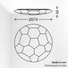 LED Fußballlampe Deckenlampe Kinderzimmerlampe 12W Ø27,5cm Produktbild-Vorschau 7
