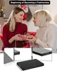 360° Dreiwegespiegel mit Haken, tragbarer Schminkspiegel, Produktbild-Vorschau 6