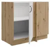 Eckunterschrank 105cm Stilo Weiß Eiche Artisan Küchenzeile Produktbild-Vorschau 2