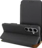 Carbon Buchtasche + 9H Schutzglas für Samsung Galaxy A16 Produktbild-Vorschau 1