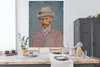 MuchoWow® Poster Selbstporträt - Vincent van Gogh 120x160 Produktbild-Vorschau 3
