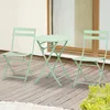Outsunny 3-teilig Bistroset Balkonmöbel Set patio Hof Produktbild-Vorschau 2