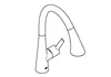 GROHE Zedra, Stal, 1 szt. Podgląd zdjęcia produktu 2