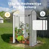 Sekey Gewächshaus 100 x 50 x 150 cm Foliengewächshaus Klein Produktbild-Vorschau 3