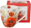 DUO FLOWER CLASSIC XXL Becher 1000 ml POPPIES New Bone Produktbild-Vorschau 4
