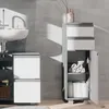 Mobiletto bagno Vicco J-Shape Bianco 30 x 95 cm, Model Anteprima dell’immagine prodotto 5