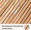 Praknu Schilf Balkon Sichtschutz Holz -  es, Natürliches Produktbild-Vorschau 2