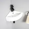 Rohové keramické umyvadlo WC pro hosty 46x32 cm Náhled obrázku produktu 5