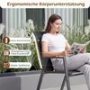 COSTWAY – zestaw 4 krzeseł ogrodowych, krzesła do układania Podgląd zdjęcia produktu 4