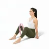 Pilates kruh s dvojitou rukojetí 36,5 cm trénink břišních Náhled obrázku produktu 5