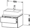 Duravit LC581505555 LC KWTU WH 620x547x400 Front: Ei Produktbild-Vorschau 2