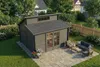 Alpholz Gartenhaus Lausitz ISO mit Doppel-Pultdach aus Holz Produktbild-Vorschau 4