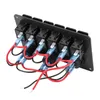 przełącznik kołyskowy LED 12V 24V 6 biegów Samochód Łódź Podgląd zdjęcia produktu 3