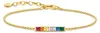 Thomas Sabo Regenbogen Armband vergoldet A2068-996-7-L19V Produktbild-Vorschau 1