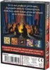 The back of a board game box showing an illustration of people around a campfire in a forest, with card examples below. Náhľad obrázku produktu