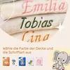 Be Mammy Babydecke mit 3D Applikation bestickt mit Name und Produktbild-Vorschau 5