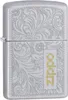 Zippo Feuerzeug Satin Finish Venetian Design Sturmfeuerzeug Produktbild-Vorschau 1