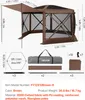 Wysuwany pawilon VEVOR, 3,6 x 3,6 m, 6-stronny namiot Podgląd zdjęcia produktu 7