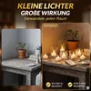 MONZANA LED Teelichter mit Fernbedienung, flackernd, 30er Produktbild-Vorschau 3