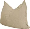 Pouf in velluto a coste BANANAIR 180 x 140 cm beige Anteprima dell’immagine prodotto 1