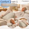 ELONEO Coussin dorsal avec traversin amovible et poche Voir les images du produit 5