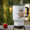 Mr. & Mrs. Panda thermosbecher Faultier Yoga - Weiß - Produktbild-Vorschau 3