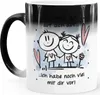 Kaffee-Tasse Farbwechsel Liebe Pass auf dich auf Spruch Produktbild-Vorschau 1