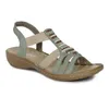 Damen Sandalen Rieker 60851-52 grun 41 Produktbild-Vorschau 2