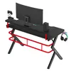 Huzaro Hero 5.0 Bureau de jeu avec accessoires, Noir, Voir les images du produit 11