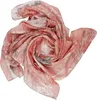 Baumwolltuch zweifarbig marmoriert grau rot 100x100cm Produktbild-Vorschau 2
