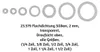 10 Stück Flachdichtung Silikon, 2 mm, transparent 3/8 Zoll Produktbild-Vorschau 8