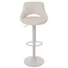 A white bar stool is shown against a white background. Náhľad obrázku produktu