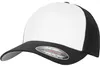 Flexfit Mesh Trucker Trucker Cap mit BW weiß/schwarz S/M Anteprima dell’immagine prodotto 6