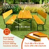 CASARIA® 2er Set Bierzeltgarnitur mit Lehne 170 cm Klappbar Produktbild-Vorschau 2