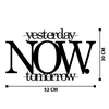 Wallity, Now, Wanddeko, Schwarz, Metall, 52 x 30 cm Produktbild-Vorschau 7