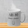 Ab 30 hängt´s abwärts Glitzer-Kaffeebecher Besonders Produktbild-Vorschau 1
