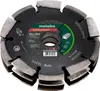 A close-up, professional studio shot of a Metabo diamond cutting disc. Náhľad obrázku produktu