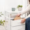 Relaxdays Nachttisch, 1er Pack, 2 Schubladen & Ablagen, Produktbild-Vorschau 5