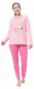 The Peanuts Snoopy Schlafanzug für Damen Pyjama Set Langarm Produktbild-Vorschau 3