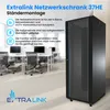 Extralink - szafa stojąca 19" 37U 600x600 Czarna flat-pack Podgląd zdjęcia produktu 8