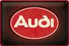 Metalowy Plakat 20 X 30Cm Audi Logo Red Shine Podgląd zdjęcia produktu 1