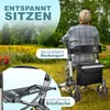 KESSER® Rollator Aluminium faltbar, höhenverstellbar & bis Produktbild-Vorschau 4