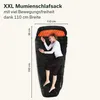 Skandika Schlafsack Vegas | XXL Mumienschlafsack mit/ohne Produktbild-Vorschau 2