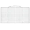 Gabionen mit Hochbogen 10 Stk 300x50x160/180cm Verzinktes Produktbild-Vorschau 4