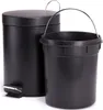MSV Treteimer - Metall - schwarz - 3 Liter - 17 x 25 cm Produktbild-Vorschau 15