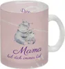 Mama hab dich immer lieb Glas Tasse Besonders geeignet als Produktbild-Vorschau 1