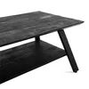 Benoa Berlin 2 Shelf Coffee Table Black 120 cm Produktbild-Vorschau 3