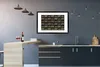 MuchoWow® Gerahmtes Poster Muster - Liebe - Gold - Schwarz Produktbild-Vorschau 5